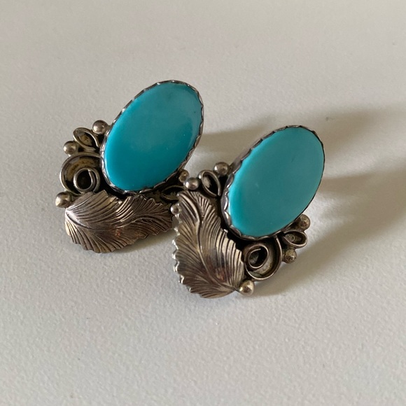 Jewelry - Navajo Morningstar Sterling Silver Earrings